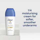 Dove Original Antiperspirant Roll-On Deodorant 50ml