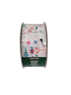 Kirkland 45.7m Wire Edged Ribbon – Snowman Themed