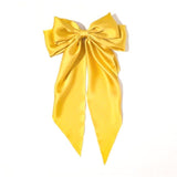 Large Satin Hair Bow Clip