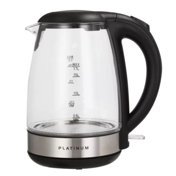 Platinum Glass Cordless Kettle