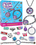 Charm Wow 17 Piece Multicolor Locket Necklace & Bracelet Making Kit