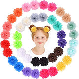 20 Piece Chiffon Flower Hair Clips