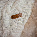All Pet Solutions Luxury Knitted Cream Dog Jumper - Small