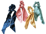 4 Piece Scarf Scrunchies