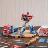 4D Build Transformers Optimus Prime and Semi Truck 3D Model Kit