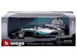 Bburago 1:18 Formula 1 Mercedes F1 W07 Hybrid 2016 Model Car