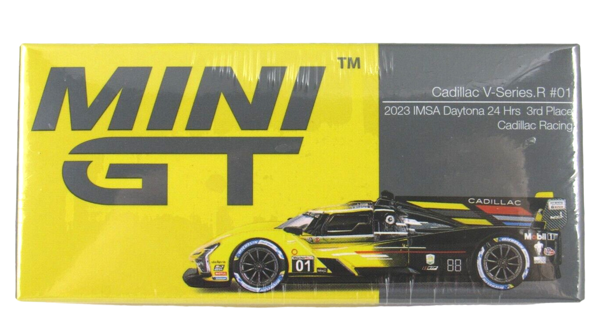 Mini GT Cadillac V-Series.R #01 Cadillac Racing 2023 1:64 Model