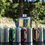 Alpine Mountain Gear 5 Piece Stainless Steel Coffee Set