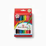 Kids Create 12 Piece Brush Markers