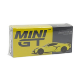 Mini GT Chevrolet Corvette Z06 2023 Accelerate Yellow 1:64 Model