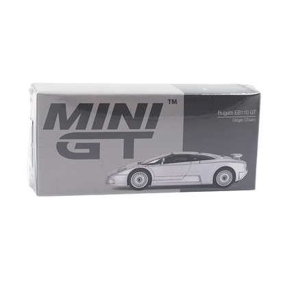 Mini GT Bugatti EB110 GT Grigio Chiaro 1:64 Model