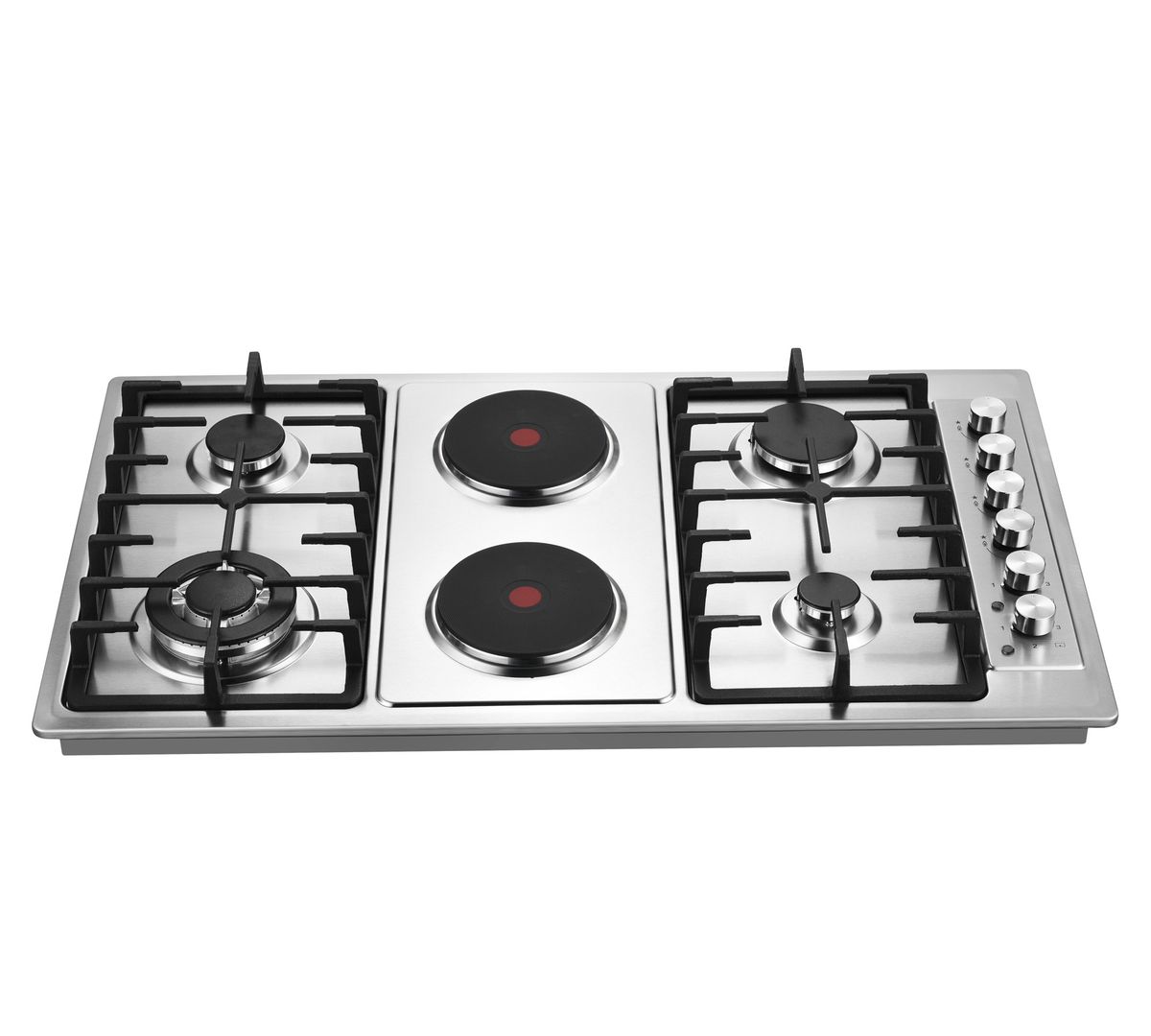 Goldair 4 gas and 2 electric plate hob GGEH-915 – Hubbe Central