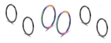 Stainless Steel Sleeper Cartilage Piercings - 3 Pairs