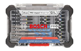Bosch Pro 20 Piece Impact Screwdriving and Multiconstruction Drill Bit Set