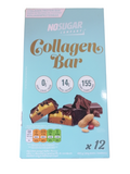 No Sugar Company Collagen Bar Chocolate Peanut Butter 40g x 12