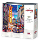 Boardwalk Chicago Downtown Puzzle - 500 Piece