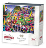 Boardwalk New Orleans Mardi Gras Puzzle - 500 Piece