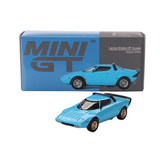 Mini GT Lancia Stratos HF Stradale Azzuro Chiaro 1:64 Model