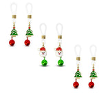 Stainless Steel 3 Piece Faux Christmas Nipple Piercings