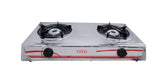 Vito 2 Burner Stainless Steel Gas Stove