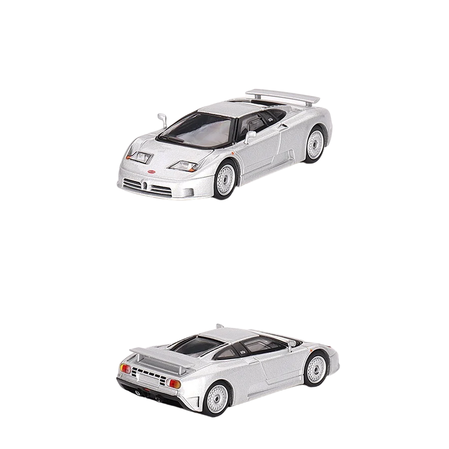 Mini GT Bugatti EB110 GT Grigio Chiaro 1:64 Model