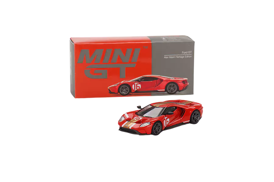 Mini GT FORD GT Heritage Edition Alan Man 1:64 Model