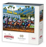 Boardwalk Horse Race Puzzle - 500 Piece