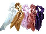 5 Piece Scarf Scrunchies