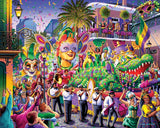 Boardwalk New Orleans Mardi Gras Puzzle - 500 Piece