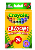 Crayola 24 Wax Crayons | Double-Wrapped | Ages 3+