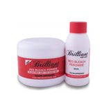 Brilliant Hair Bleach Combo/Highlight Kit - Salon Approved - Red Bleach Powder Combo Pack