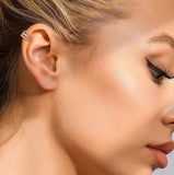Stainless Steel 6 Piece Helix & Conch Hoop Piercings