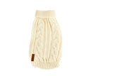All Pet Solutions Luxury Knitted Cream Dog Jumper - Small