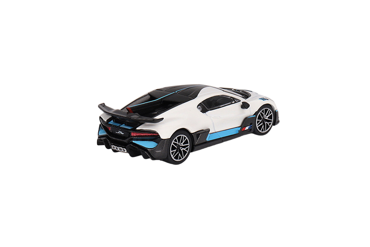 Mini GT Bugatti Divo White 1:64 Model