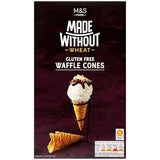 M&S Made Without Wheat Gluten Free Waffle Cones 120g