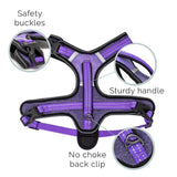 Fauna Comfort Luxury Purple Dog Harness - Large