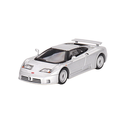 Mini GT Bugatti EB110 GT Grigio Chiaro 1:64 Model