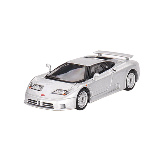 Mini GT Bugatti EB110 GT Grigio Chiaro 1:64 Model