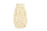 All Pet Solutions Luxury Knitted Cream Dog Jumper - Small