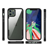 TUFF-LUV Xtreme Shockproof Crystal Case for Apple iPhone 12 Pro - Black