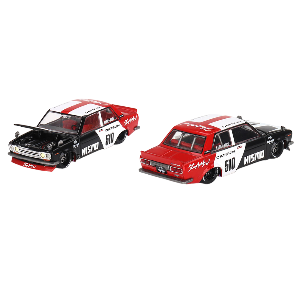 Mini GT Kaido House Datsun Street 510 Racing V1 1:64 Model