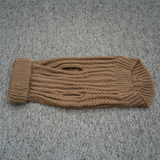 All Pet Solutions Luxury Knitted Brown Dog Jumper - Large
