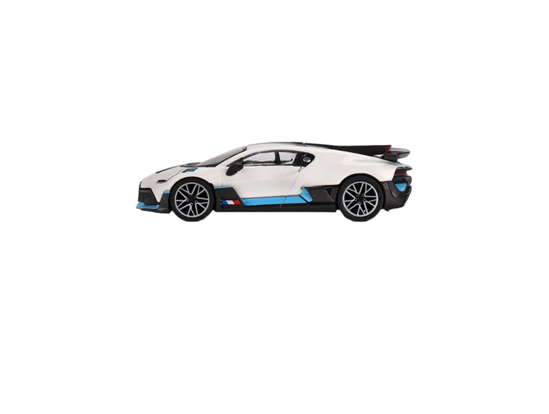 Mini GT Bugatti Divo White 1:64 Model