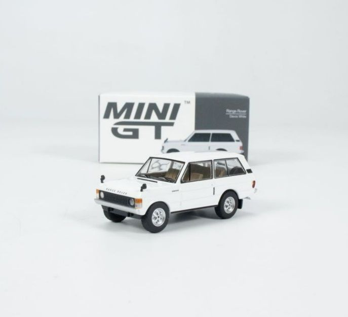 Mini GT Range Rover Davos White 1:64 Model