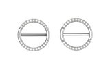 Stainless Steel Clicker Nipple Shield Piercing - Silver