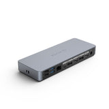 HYPER/Targus 14-Port USB-C Docking Station - USB-C Upstream PD 60W (Thunderbolt Compatible) - Silver