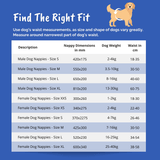 All Pet Solutions Disposable Female Dog Nappies - 10 Pack