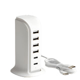USB Multi-Port Charger - 4 × Type A & 2 × Type C | Fast Charging Hub