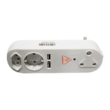5 Way 2 USB Surge Adapter (ES5W2USBMPS)