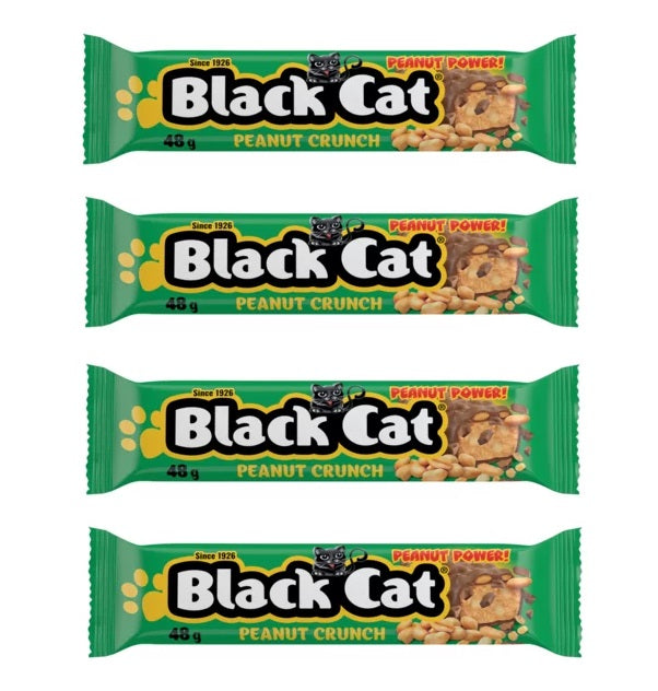 Black Cat Chocolate Bar Peanut Crunch 48g